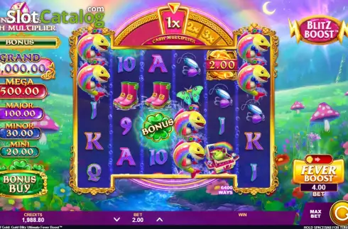 Скрин2. Fishin’ Pots of Gold Gold Blitz Ultimate Fever Boost слот
