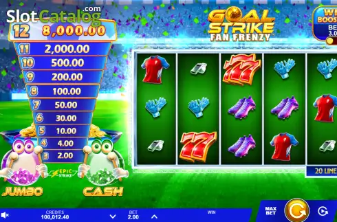Скрин2. Goal Strike Fan Frenzy слот