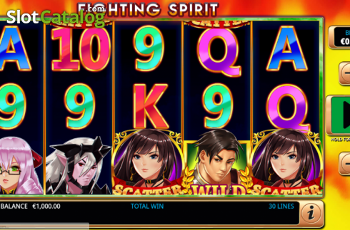 Скрин2. Fighting Spirit слот