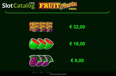 Скрин7. Fruit Fiesta 3 Reel слот