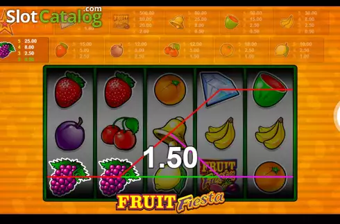 Скрин3. Fruit Fiesta 9 Line слот