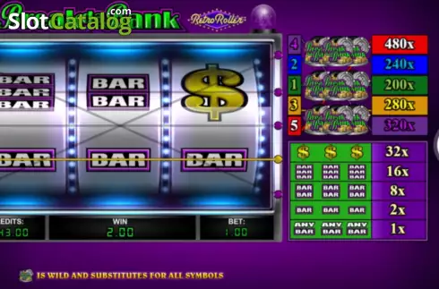 Скрин3. Break da Bank Retro Roller слот
