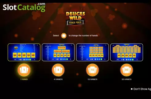 Скрин2. Deuces Wild - Power Poker слот
