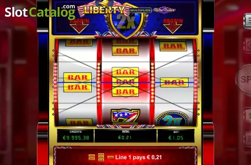 Скрин4. Liberty Multiplier Retro Roller слот