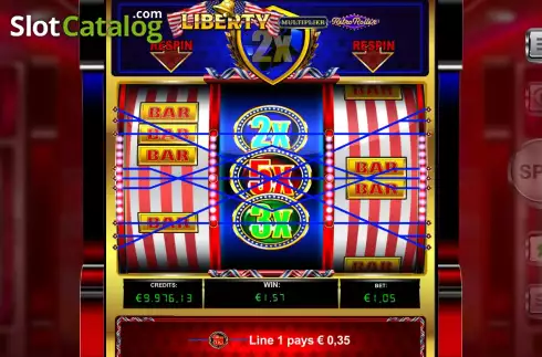 Скрин6. Liberty Multiplier Retro Roller слот