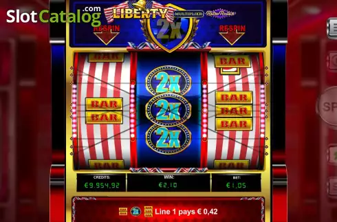 Скрин8. Liberty Multiplier Retro Roller слот