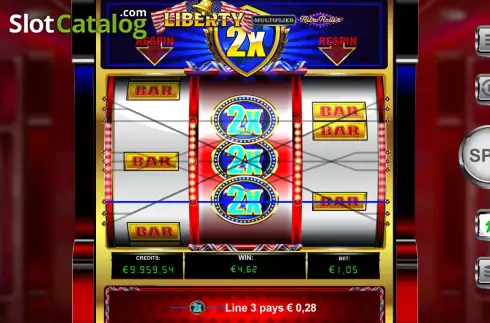 Скрин9. Liberty Multiplier Retro Roller слот