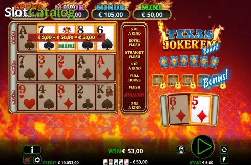 Скрин3. Texas Joker'Em слот