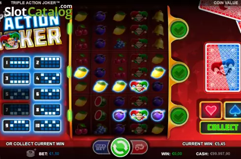 Скрин4. Triple Action Joker слот
