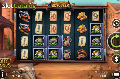 Скрин2. Wild West Revolver слот