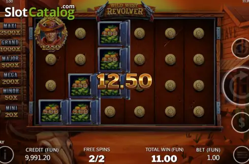 Скрин3. Wild West Revolver слот