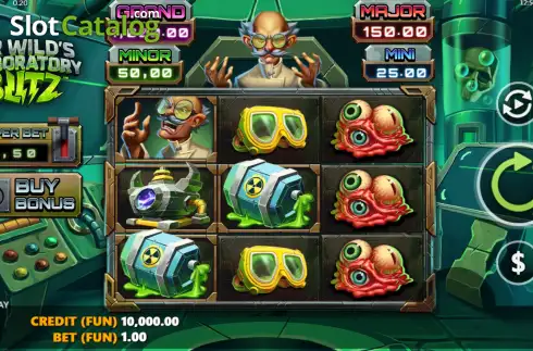 Скрин2. Dr. Wild's Laboratory Blitz слот