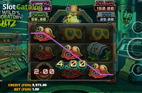Скрин3. Dr. Wild's Laboratory Blitz слот