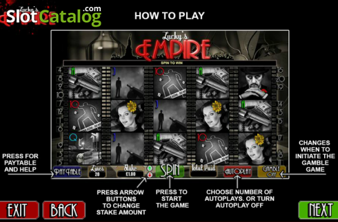 Скрин4. Lucky's Empire слот