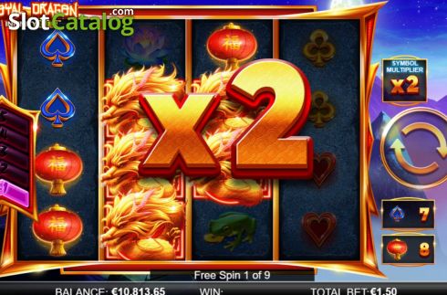 Скрин9. Royal Dragon Infinity Reels слот