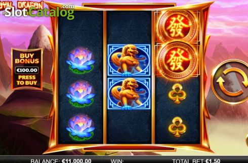 Скрин3. Royal Dragon Infinity Reels слот