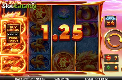 Скрин6. Royal Dragon Infinity Reels слот