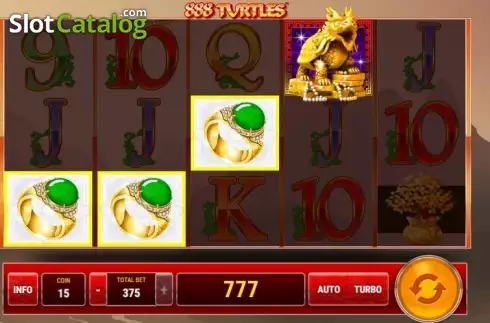 Скрин4. 888 Turtles слот