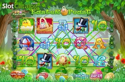 Скрин2. Easter Feast Slot слот
