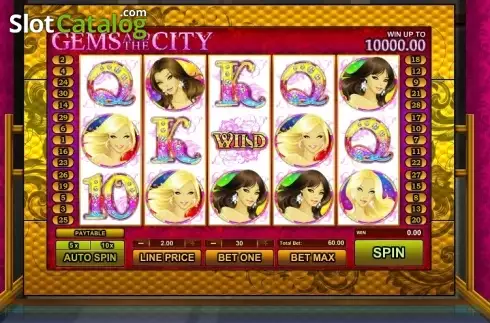 Скрин2. Gems and the City слот