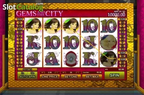 Скрин3. Gems and the City слот