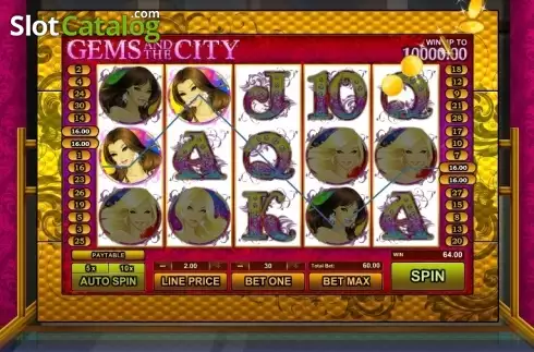 Скрин4. Gems and the City слот