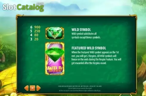 Скрин5. Magic of Oz (GamesOS) слот