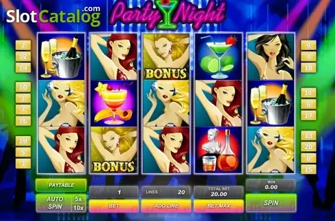 Скрин2. Party Night (GamesOS) слот