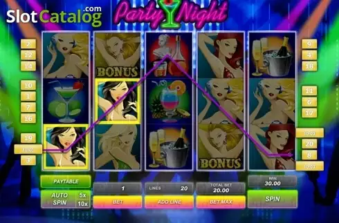 Скрин3. Party Night (GamesOS) слот