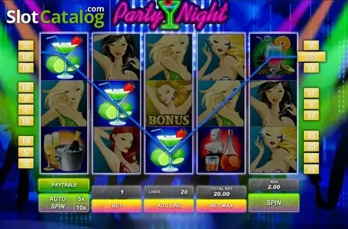 Скрин4. Party Night (GamesOS) слот