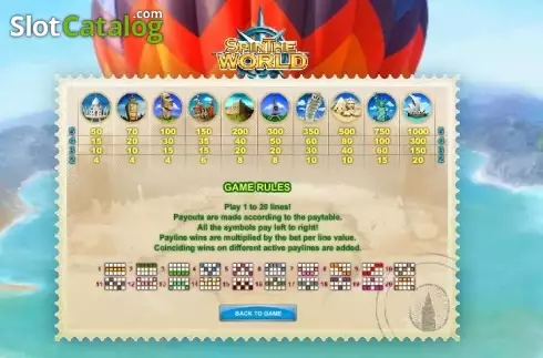 Скрин5. Spin the World слот