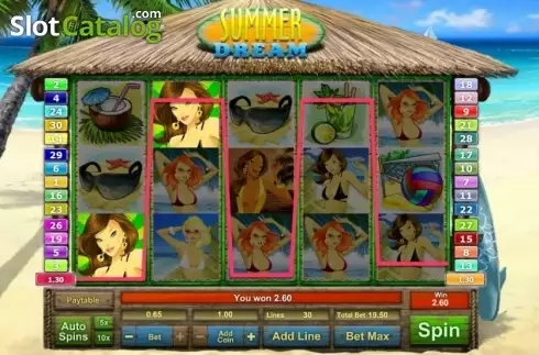 Скрин4. Summer Dream слот
