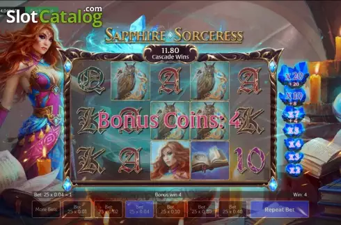 Скрин8. Sapphire Sorceress слот