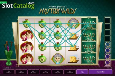 Скрин3. Agatha Christie's Mystery Wilds слот