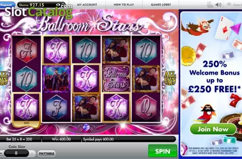 Скрин6. Ballroom Stars слот
