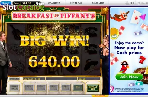 Скрин9. Breakfast at Tiffany's слот