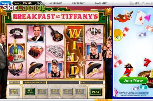 Скрин7. Breakfast at Tiffany's слот