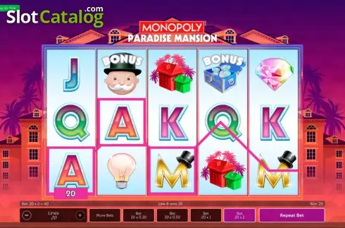 Скрин7. Monopoly Paradise Mansion слот