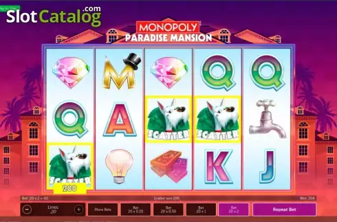 Скрин8. Monopoly Paradise Mansion слот