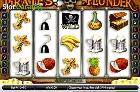 Скрин4. Pirate's Plunder (Gamesys) слот