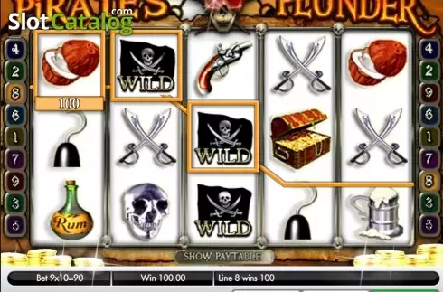 Скрин8. Pirate's Plunder (Gamesys) слот