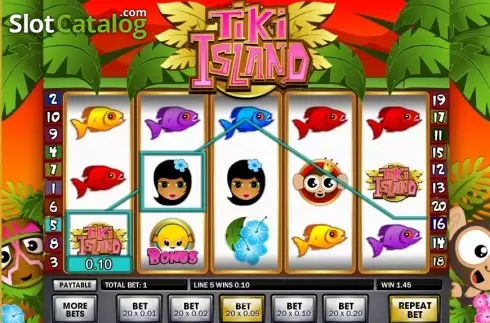 Скрин3. Tiki Island (Gamesys) слот