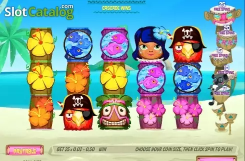 Скрин2. Tiki Totems слот