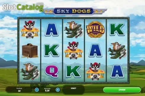 Скрин2. Sky Dogs слот