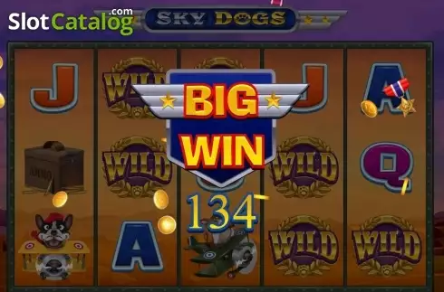 Скрин3. Sky Dogs слот