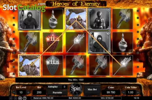 Скрин2. Heroes of Eternity слот