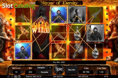 Скрин3. Heroes of Eternity слот