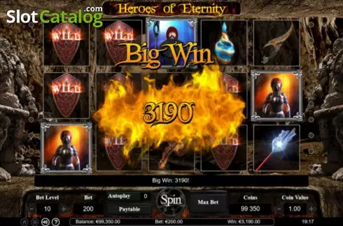 Скрин4. Heroes of Eternity слот