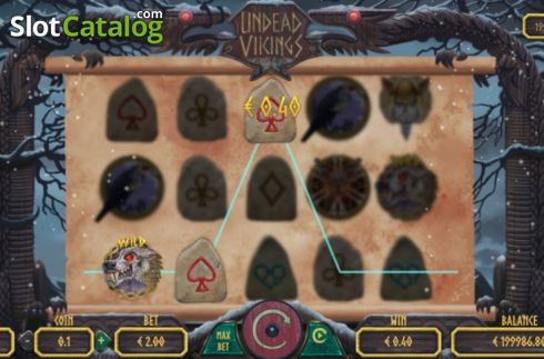 Скрин3. Undead Vikings слот