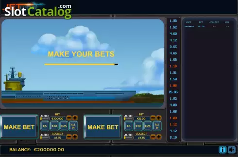 Скрин2. Jet Lucky слот